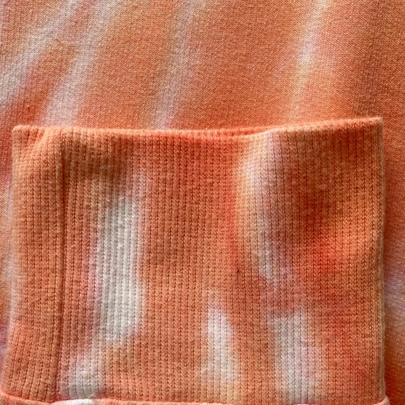 Jane and Delancey Orange/White Tie Dye Crew Neck long sleeve Sweatshirt. Sz L - Picture 7 of 15